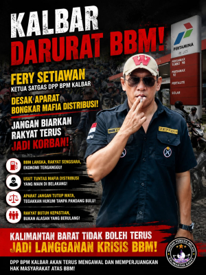 Krisis BBM Terus Berulang di Kalbar, Fery Setiawan Desak Aparat Usut Tuntas Permainan Distribusi